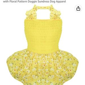 Floral Pattern Doggie Sundress